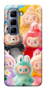 Чехол Rainbow labubu для Infinix Hot 50 Pro