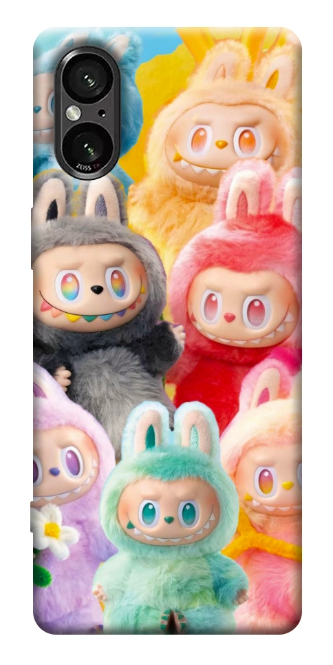Чехол Rainbow labubu для Sony Xperia 5 V