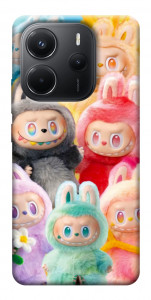 Чохол Rainbow labubu для Xiaomi Redmi Note 14 4G (Europe version)