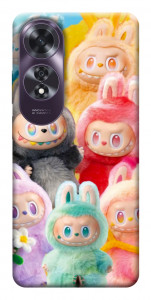 Чехол Rainbow labubu для Oppo A60 4G
