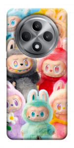 Чохол Rainbow labubu для Oppo Reno 12 F 4G
