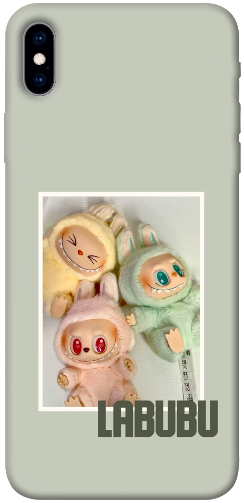 Чохол Trio labubu для iPhone XS Max