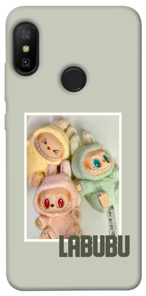Чехол Trio labubu для Xiaomi Redmi 6 Pro