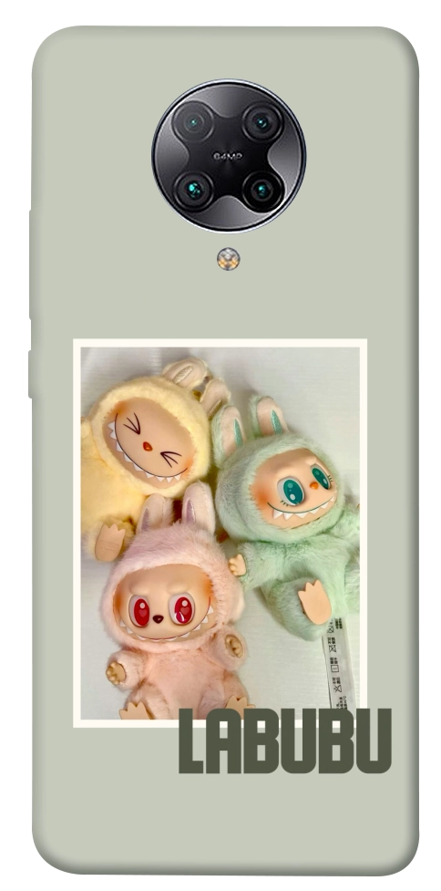 Чехол Trio labubu для Xiaomi Redmi K30 Pro