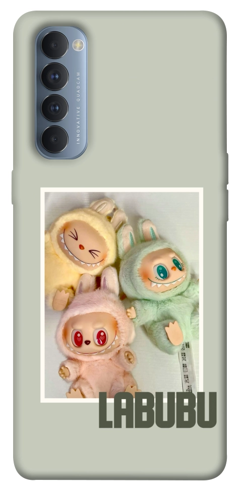 Чехол Trio labubu для Oppo Reno 4 Pro