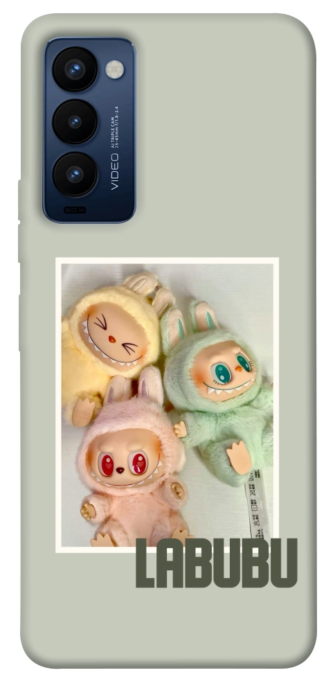 Чехол Trio labubu для TECNO Camon 18