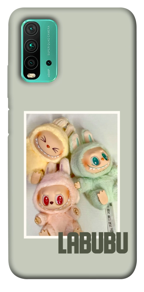 Чохол Trio labubu для Xiaomi Redmi Note 9 4G