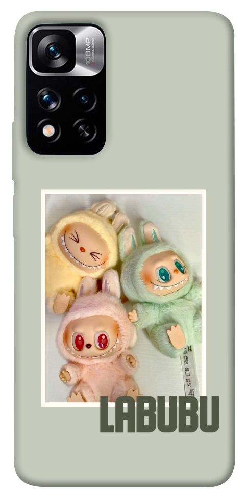Чохол Trio labubu для Xiaomi Redmi Note 11 5G