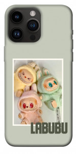 Чохол Trio labubu для iPhone 14 Pro Max