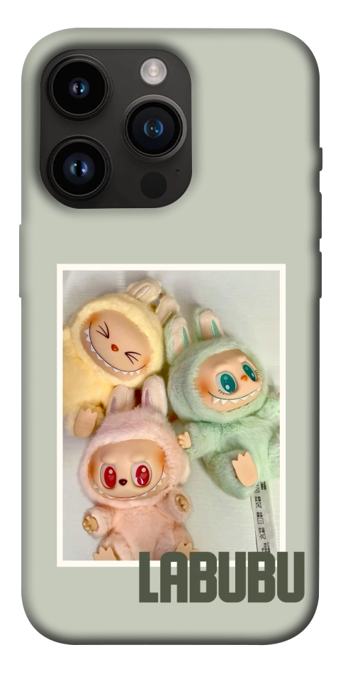Чехол Trio labubu для iPhone 14 Pro