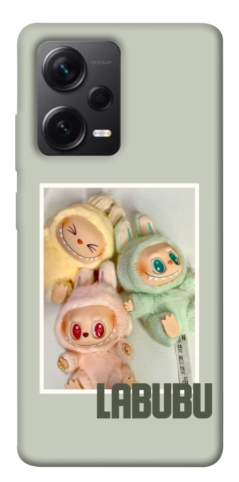 Чехол Trio labubu для Xiaomi Redmi Note 12 Pro 5G