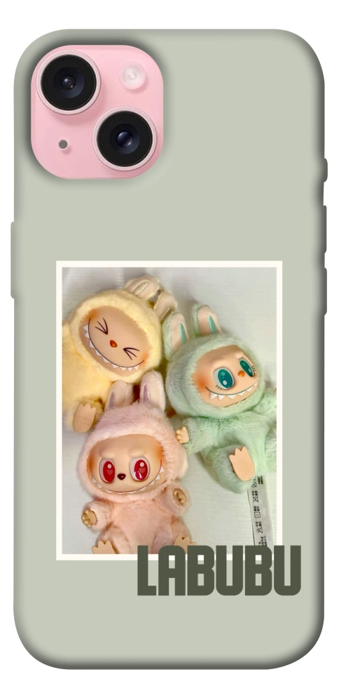 Чехол Trio labubu для iPhone 15