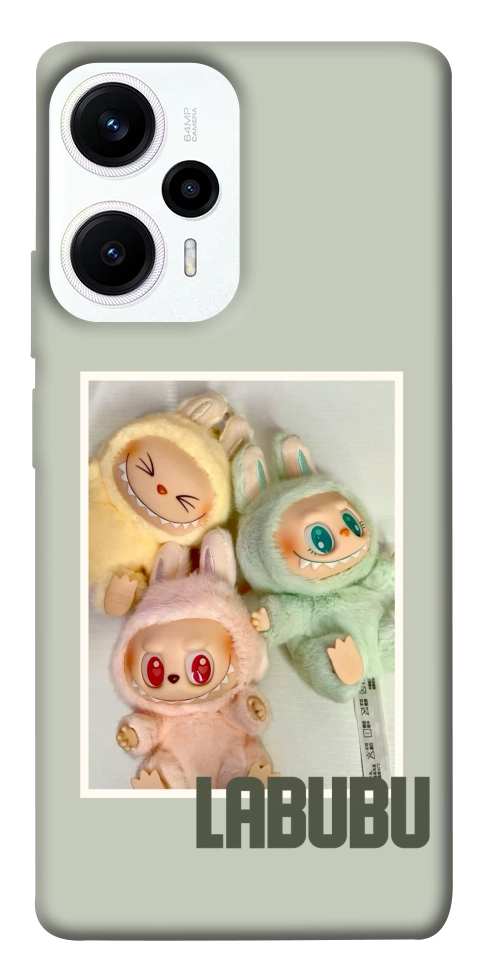 Чехол Trio labubu для Xiaomi Poco F5