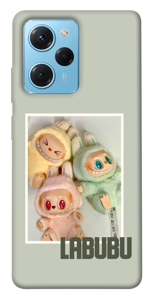 Чехол Trio labubu для Xiaomi Poco X5 Pro 5G
