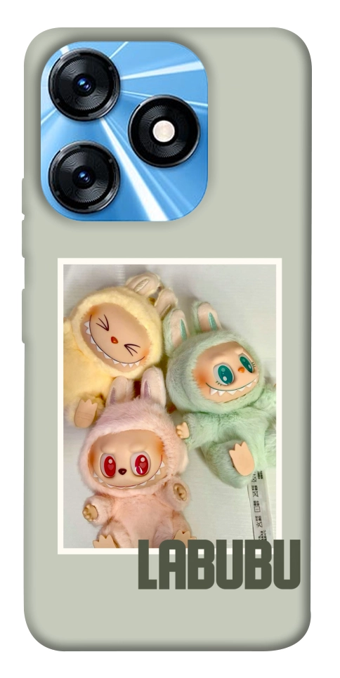 Чохол Trio labubu для TECNO Spark 10