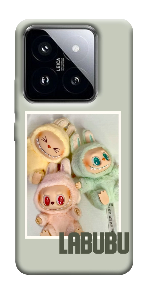 Чехол Trio labubu для Xiaomi 14 Pro