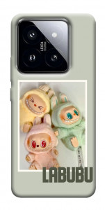 Чохол Trio labubu для Xiaomi 14 Pro