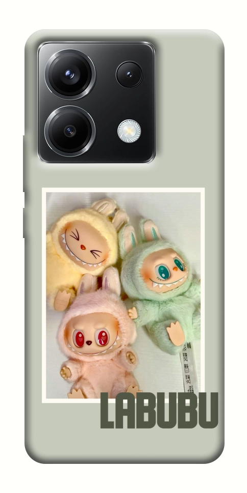 Чохол Trio labubu для Xiaomi Poco X6