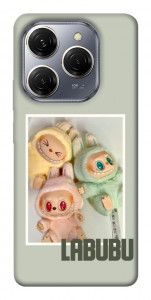Чохол Trio labubu для TECNO Spark 20 Pro