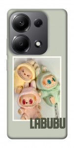 Чехол Trio labubu для Xiaomi Redmi Note 13 Pro 5G