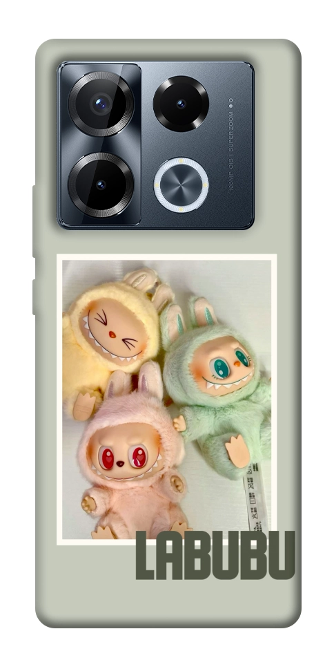 Чохол Trio labubu для Infinix Note 40 Pro 4G