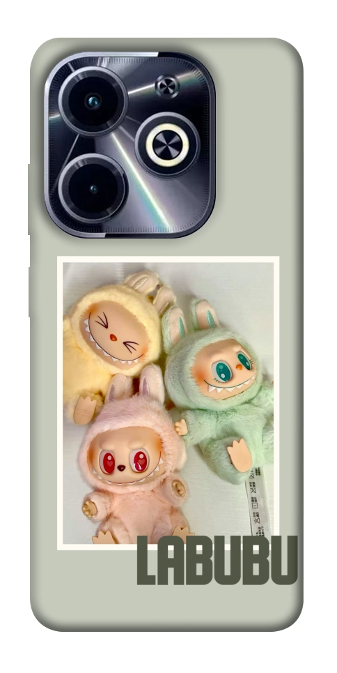 Чохол Trio labubu для TECNO Spark 20