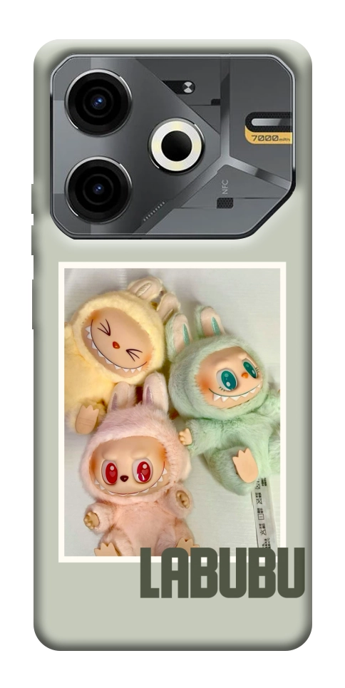 Чехол Trio labubu для TECNO Pova 6 Neo (LI6)