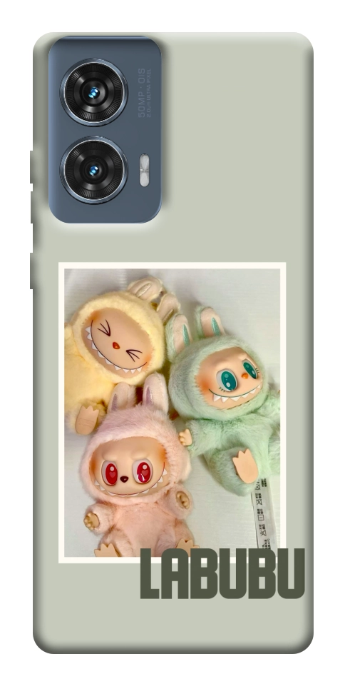Чехол Trio labubu для Motorola Edge 50 Fusion