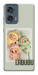 Чехол Trio labubu для Motorola Edge 50 Fusion