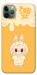 Чехол Yellow labubu для iPhone 11 Pro Max