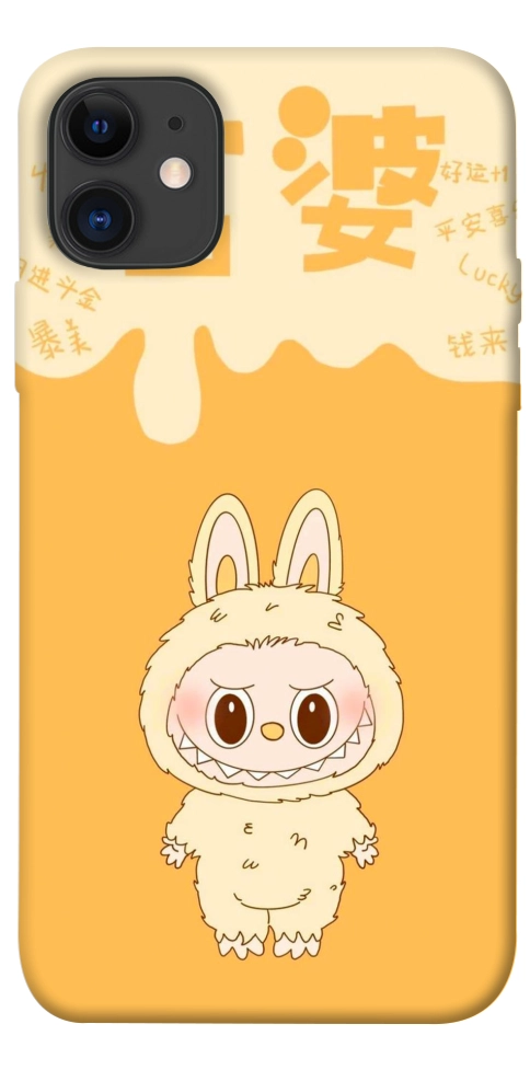 Чохол Yellow labubu для iPhone 11
