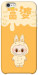 Чехол Yellow labubu для iPhone 6