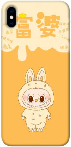 Чохол Yellow labubu для iPhone XS Max
