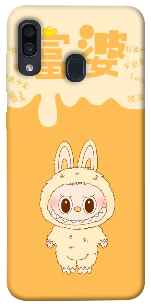 Чехол Yellow labubu для Galaxy A30 (2019)