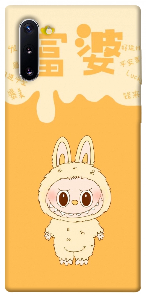 Чехол Yellow labubu для Galaxy Note 10 (2019)