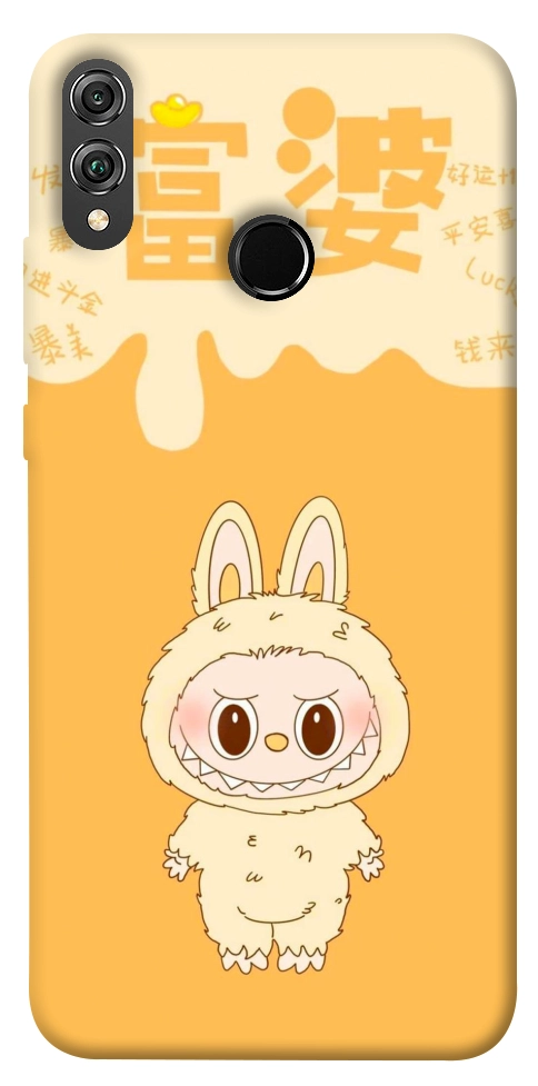 Чехол Yellow labubu для Huawei Honor 8X