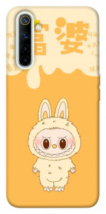 Чехол Yellow labubu для Realme 6