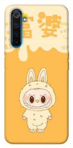 Чехол Yellow labubu для Realme 6 Pro
