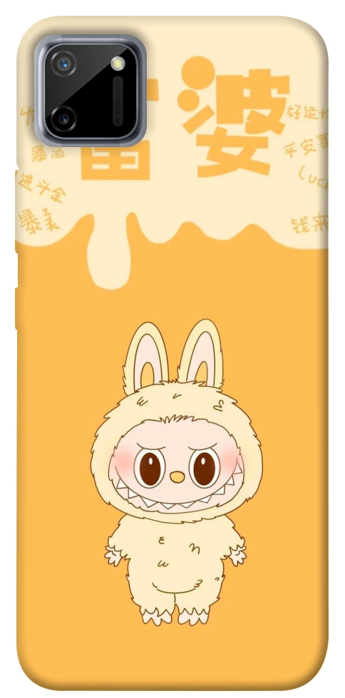 Чехол Yellow labubu для Realme C11