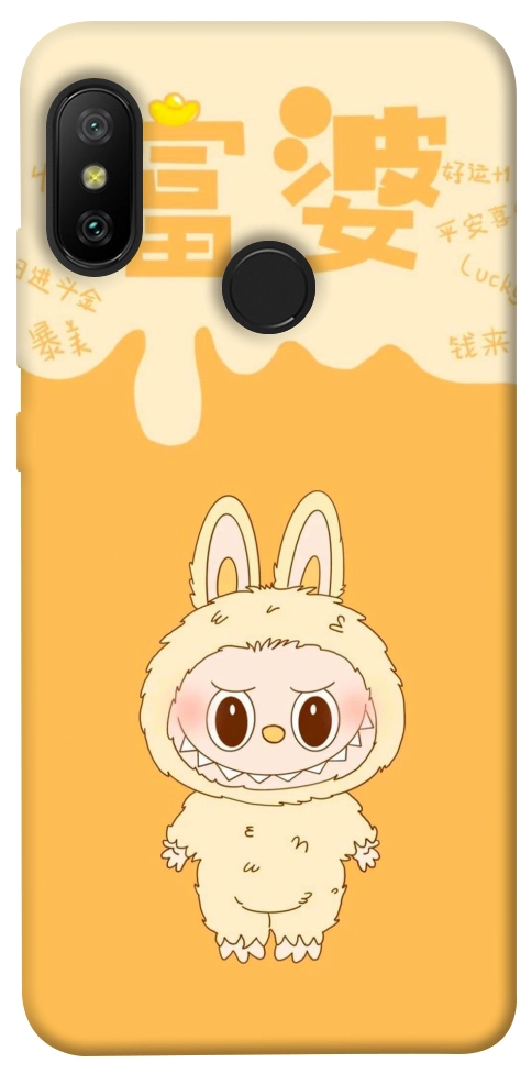 Чохол Yellow labubu для Xiaomi Redmi 6 Pro