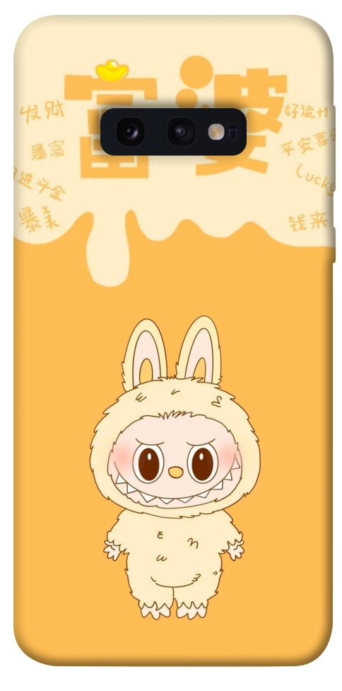 Чехол Yellow labubu для Galaxy S10e