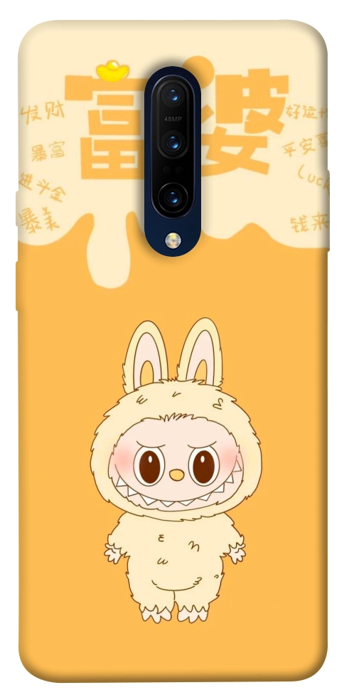 Чехол Yellow labubu для OnePlus 7 Pro