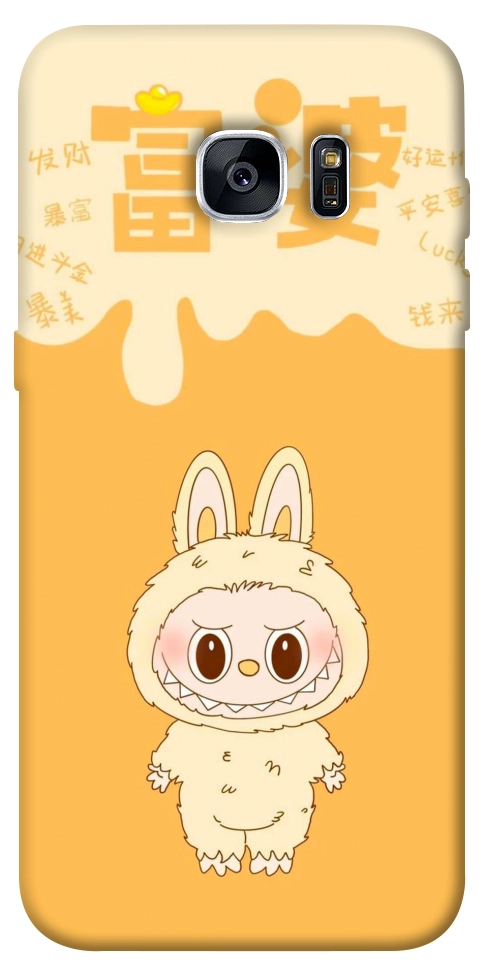 Чехол Yellow labubu для Galaxy S7 Edge