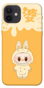 Чохол Yellow labubu для iPhone 12