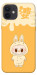 Чехол Yellow labubu для iPhone 12