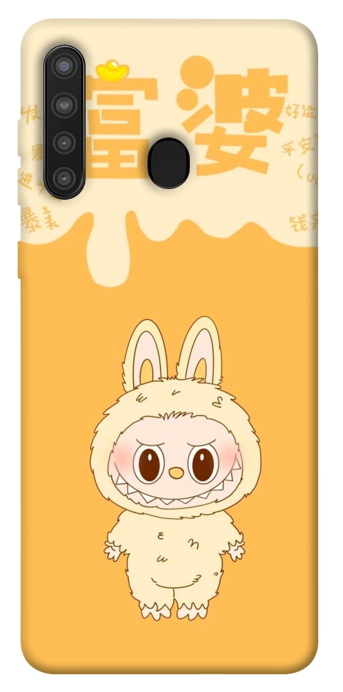 Чехол Yellow labubu для Galaxy A21