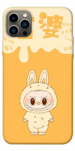 Чохол Yellow labubu для iPhone 12 Pro