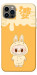 Чохол Yellow labubu для iPhone 12 Pro