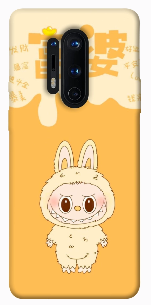 Чехол Yellow labubu для OnePlus 8 Pro