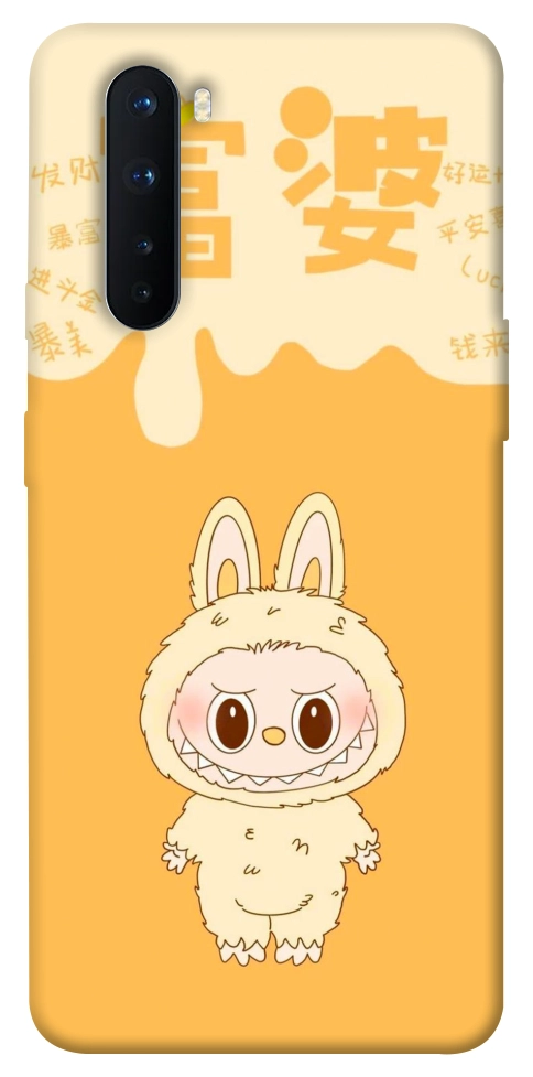 Чехол Yellow labubu для OnePlus Nord